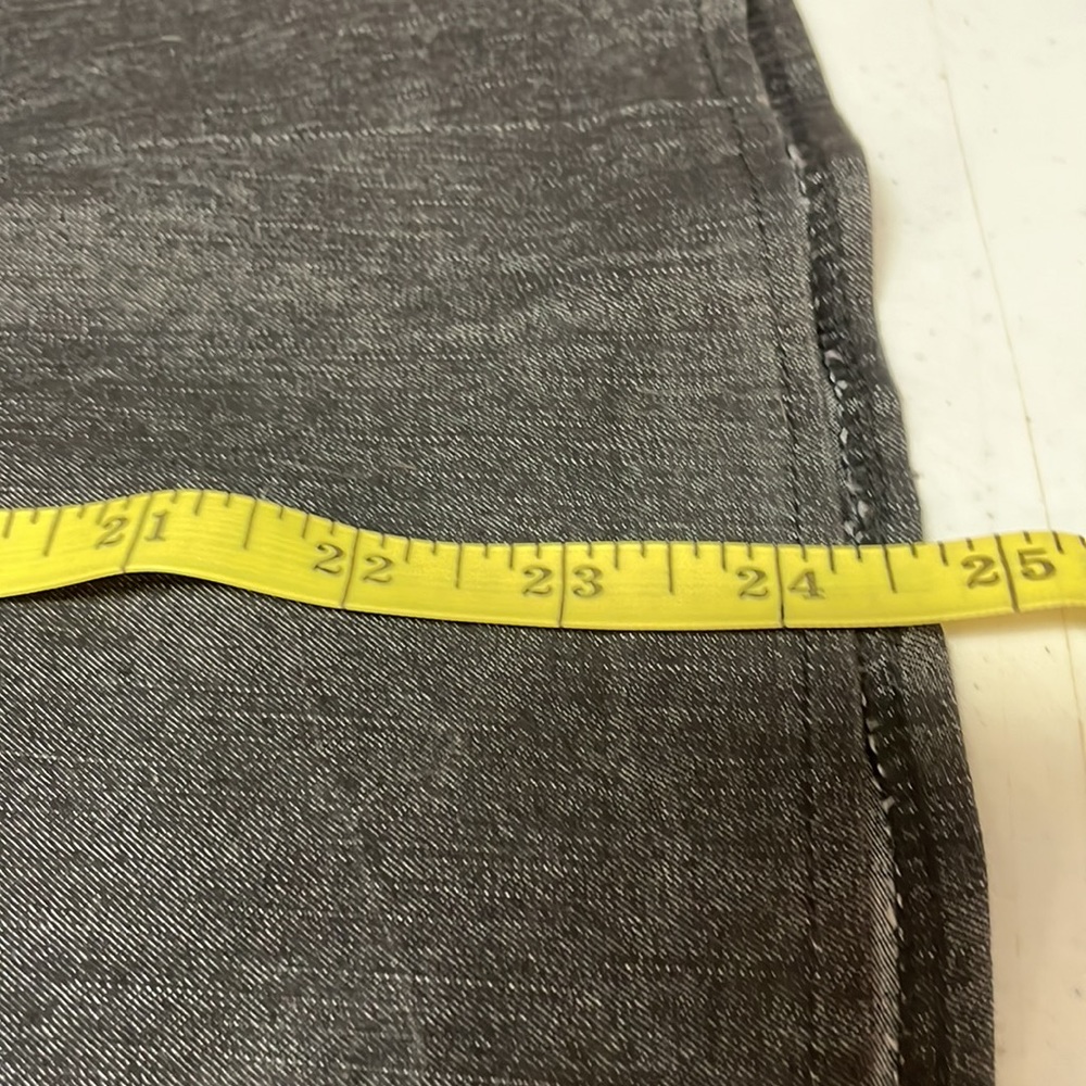 Lifestyle Attire by Larry Levine Charcoal Black Denim Skirt - Picture 6 of 7